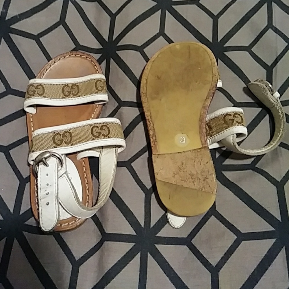 Authentic Gucci toddler sandals
